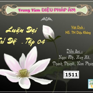 Luận Đại Trí Độ tập 04