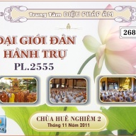 Đại Giới Đàn Hành Trụ - PL 2555