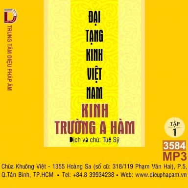 Đại Tạng Kinh Việt Nam - Kinh Trường A Hàm tập 1