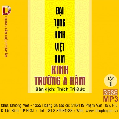Đại Tạng Kinh Việt Nam - Kinh Trường A Hàm tập 1