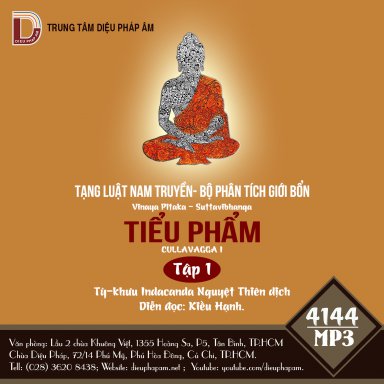 Tạng Luật Nam Truyền - Bộ Phân Tích Giới Bổn - Tiểu Phẩm Tập 1