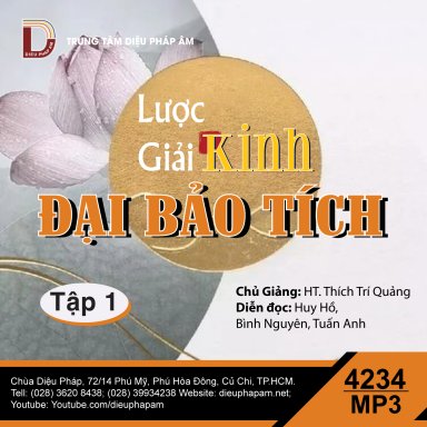 Lược Giải Kinh Đại Bảo Tích Tập 1